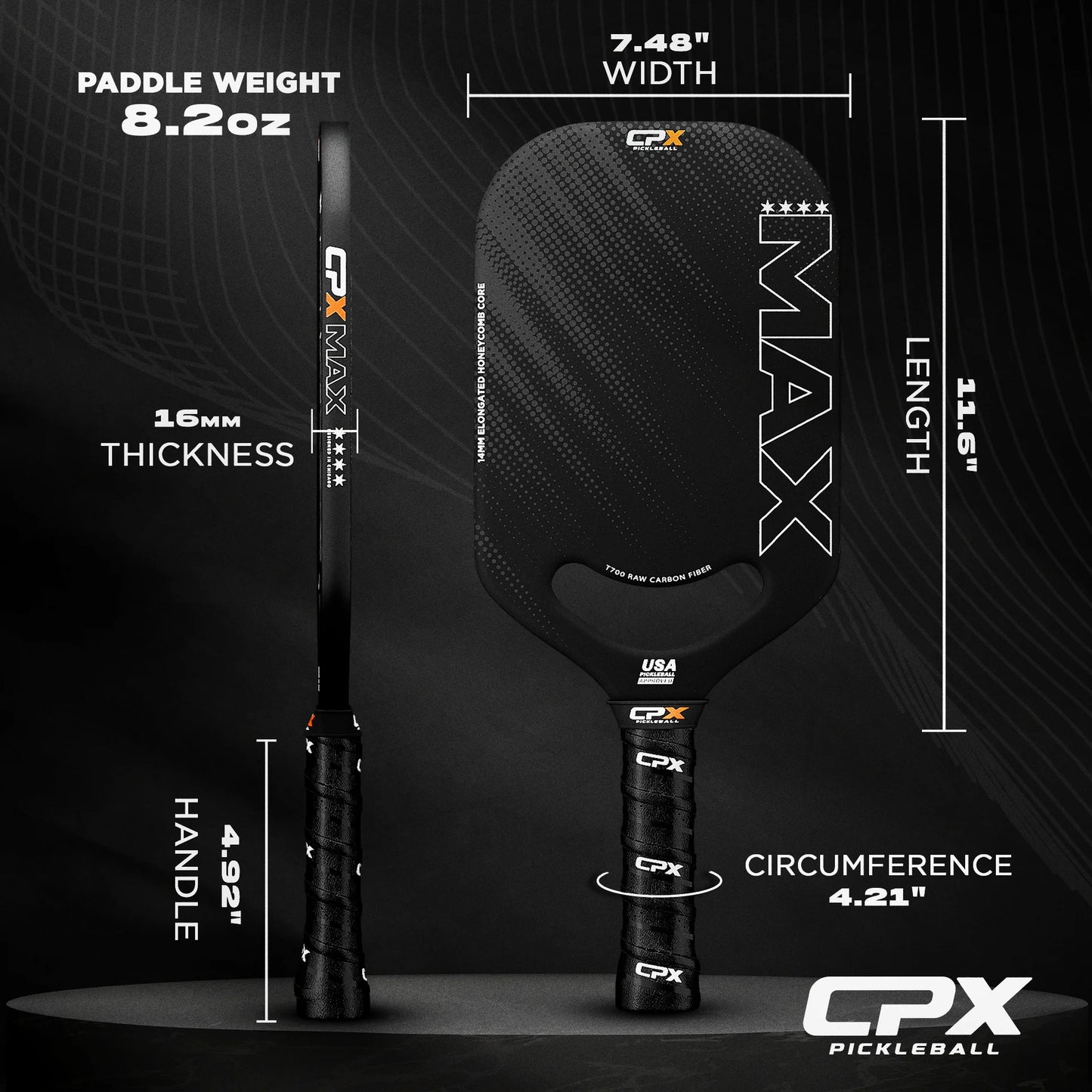 CPX™ MAX Series Pickleball Paddle
