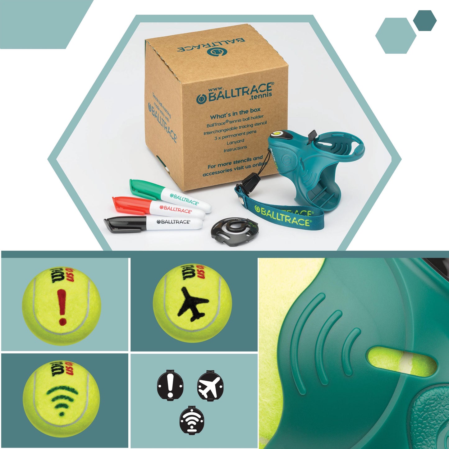 BallTrace™ Tennis | Padel Ball Marker