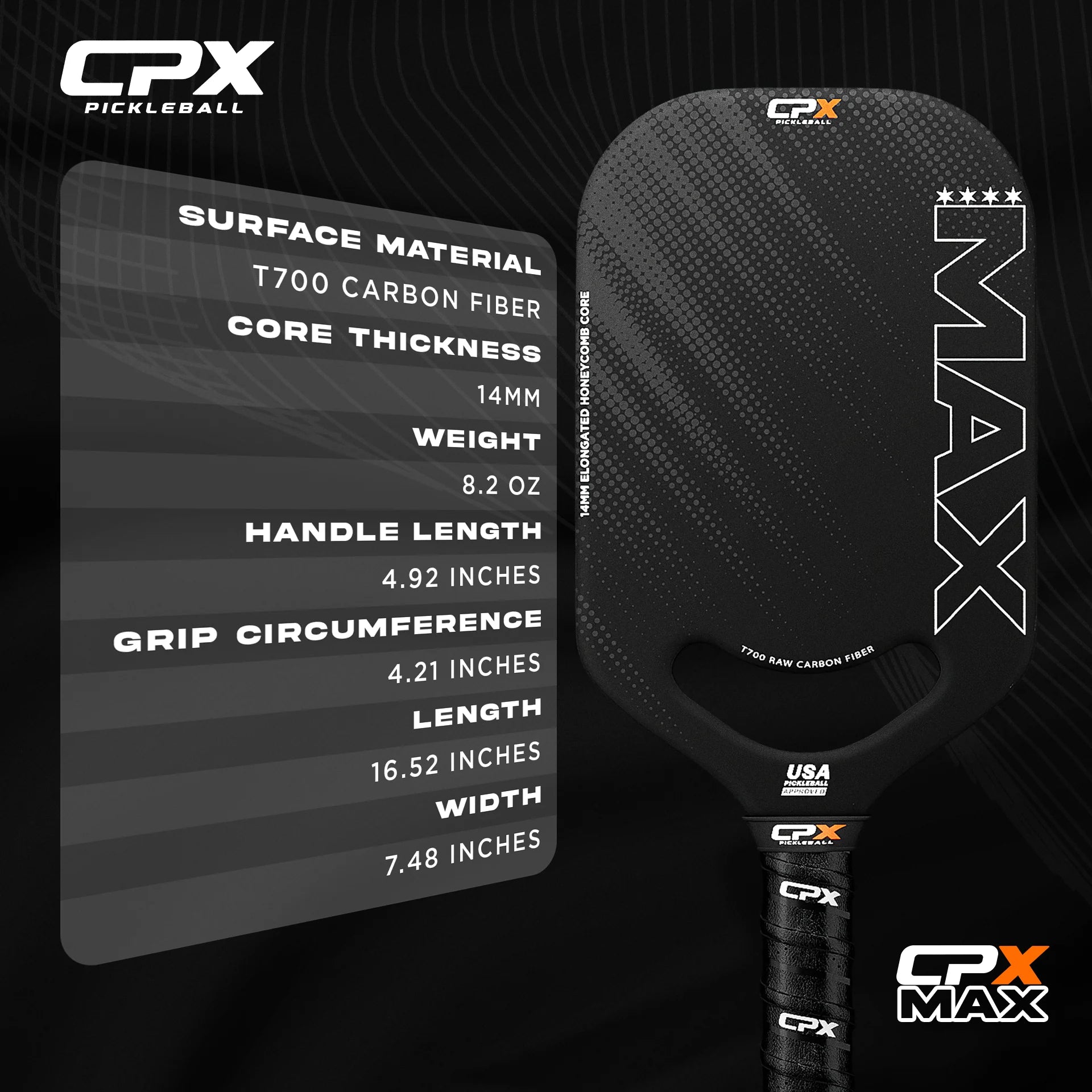 CPX™ MAX Series Pickleball Paddle