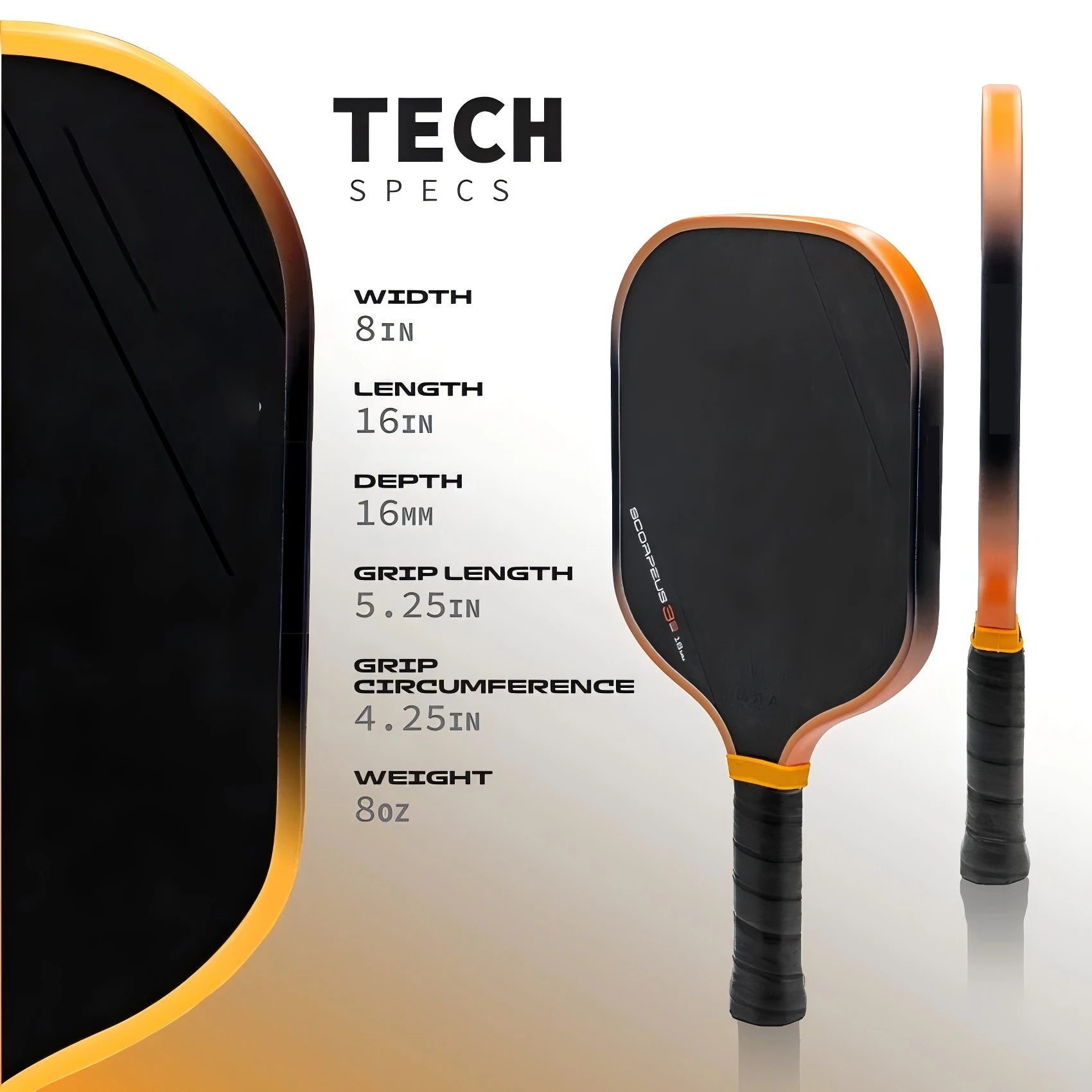 JOOLA™ Scorpeus 3S 16mm Pickleball Paddle