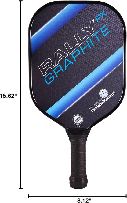RALLY™ Graphite PX Pickleball Paddle – Blue Edition