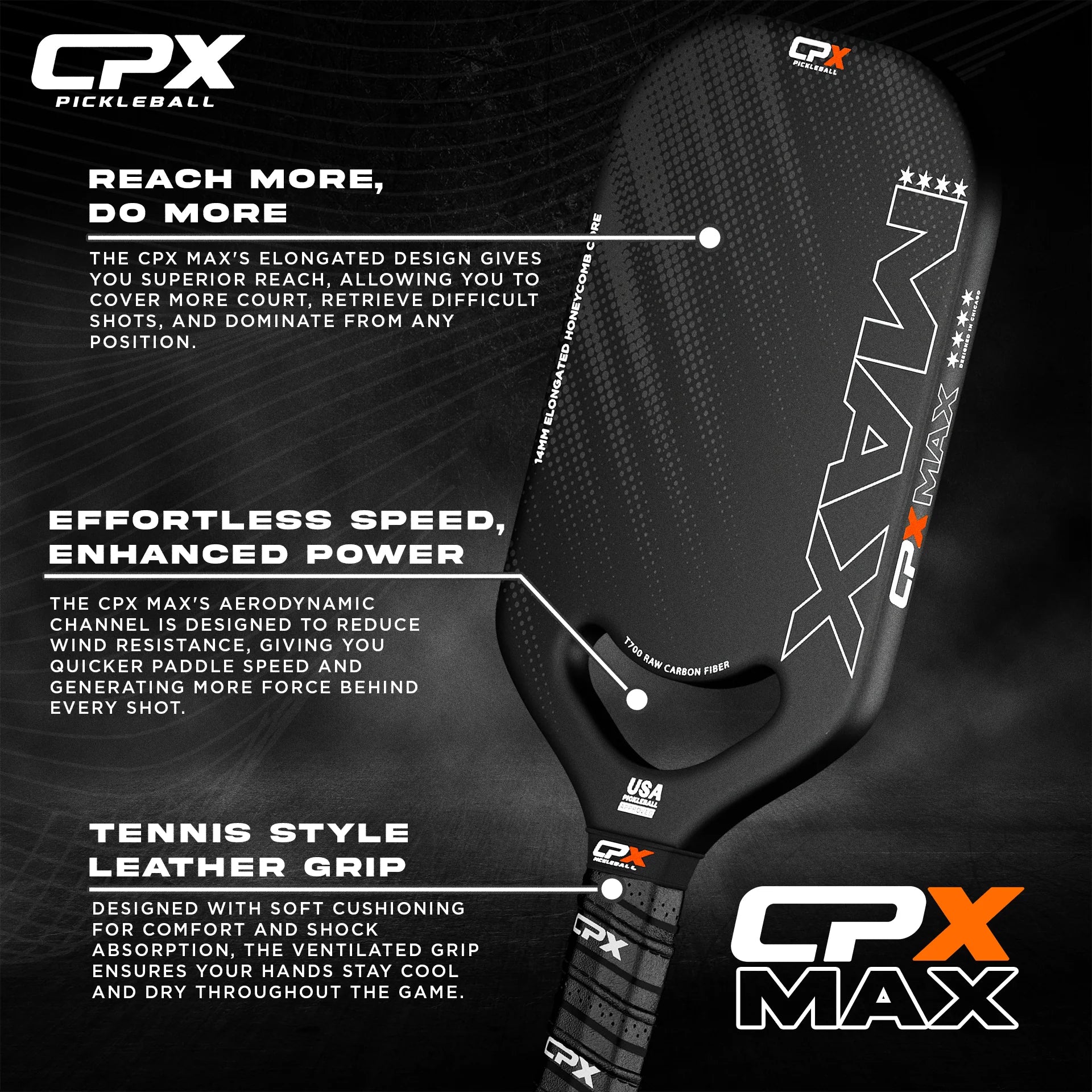 CPX™ MAX Series Pickleball Paddle