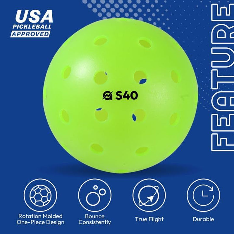 A11N™ S40 Outdoor Pickleball Balls