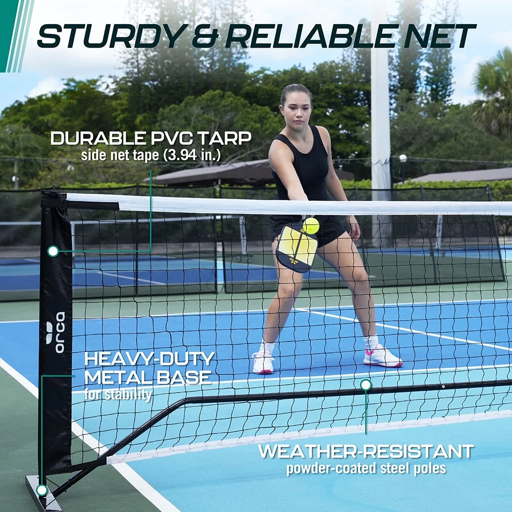 Orca™ 22-ft Full Court Pickleball Net