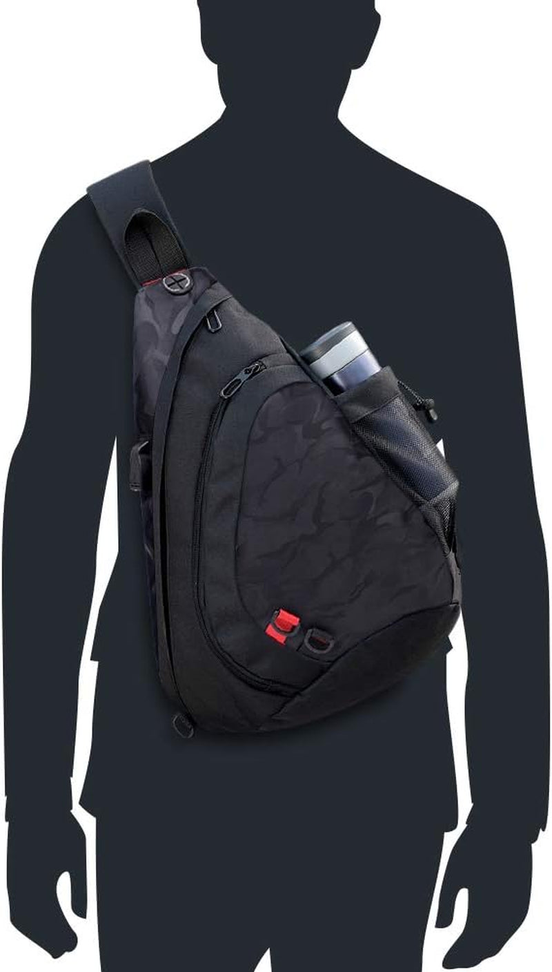 ZOEA™ Pickleball Sling Bag – Black Edition