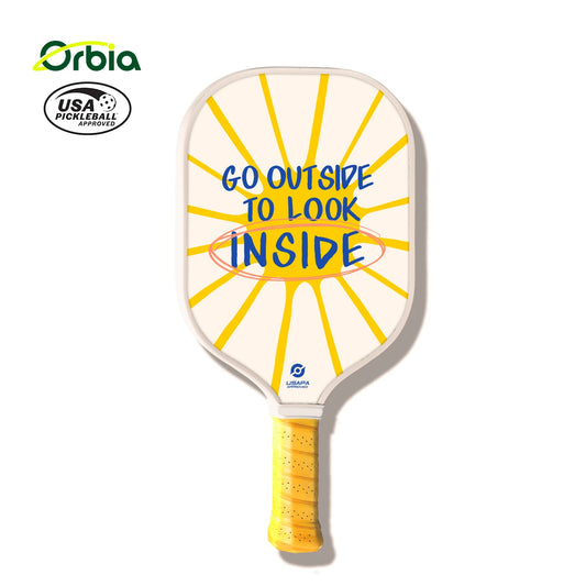 Orbia™ Retro Pickleball Paddle – Carbon Fiber