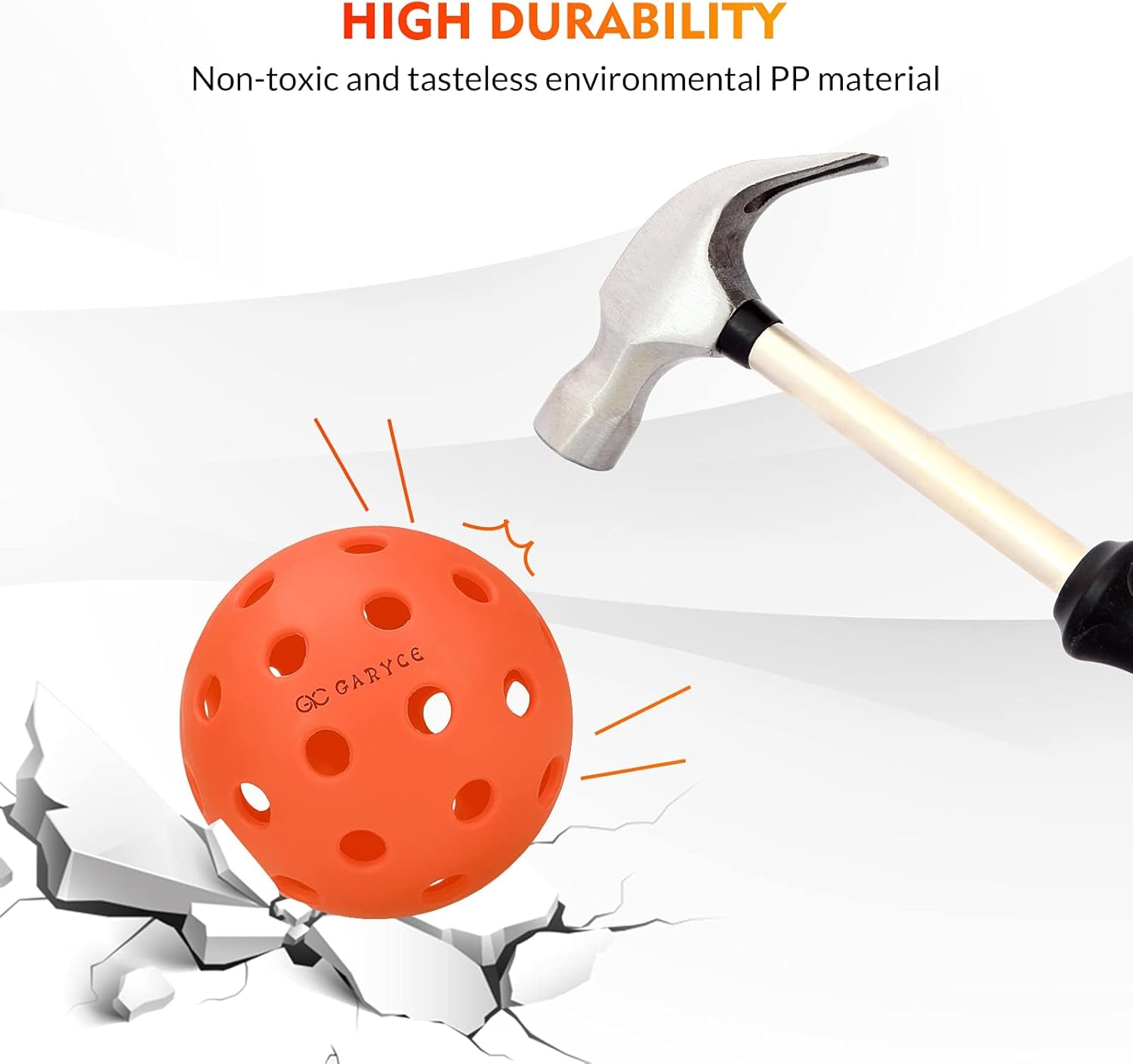 GARYCE® Outdoor Pickleballs 2025 (6-Pack)