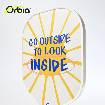 Orbia™ Retro Pickleball Paddle – Carbon Fiber