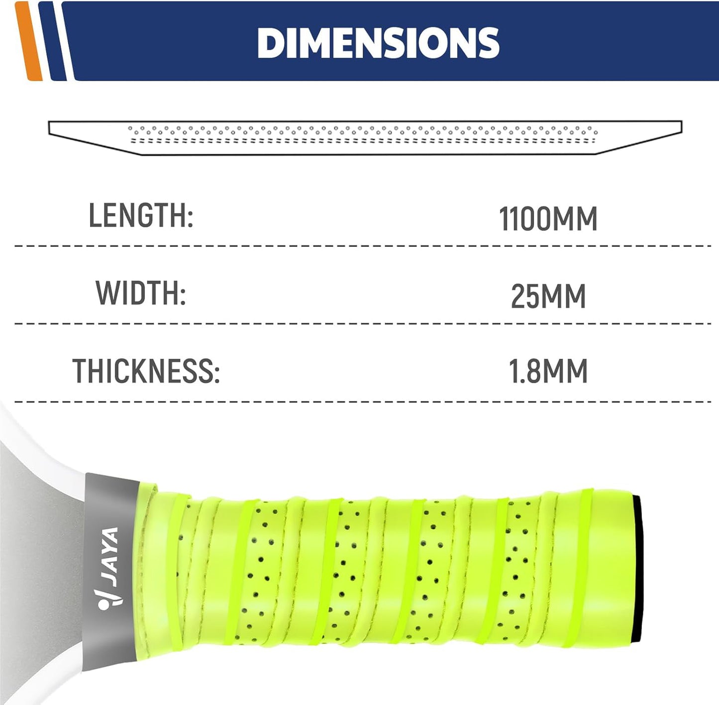 JAYA™ Pickleball Paddle Grip Tape