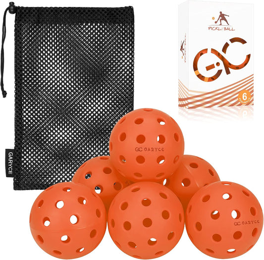 GARYCE® Outdoor Pickleballs 2025 (6-Pack)