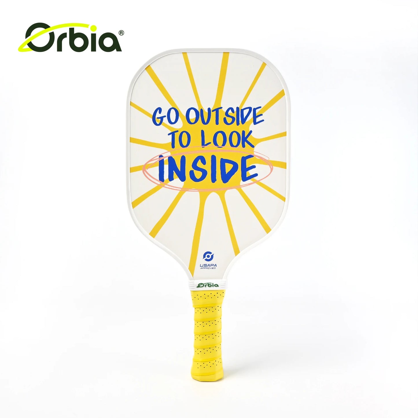 Orbia™ Retro Pickleball Paddle – Carbon Fiber