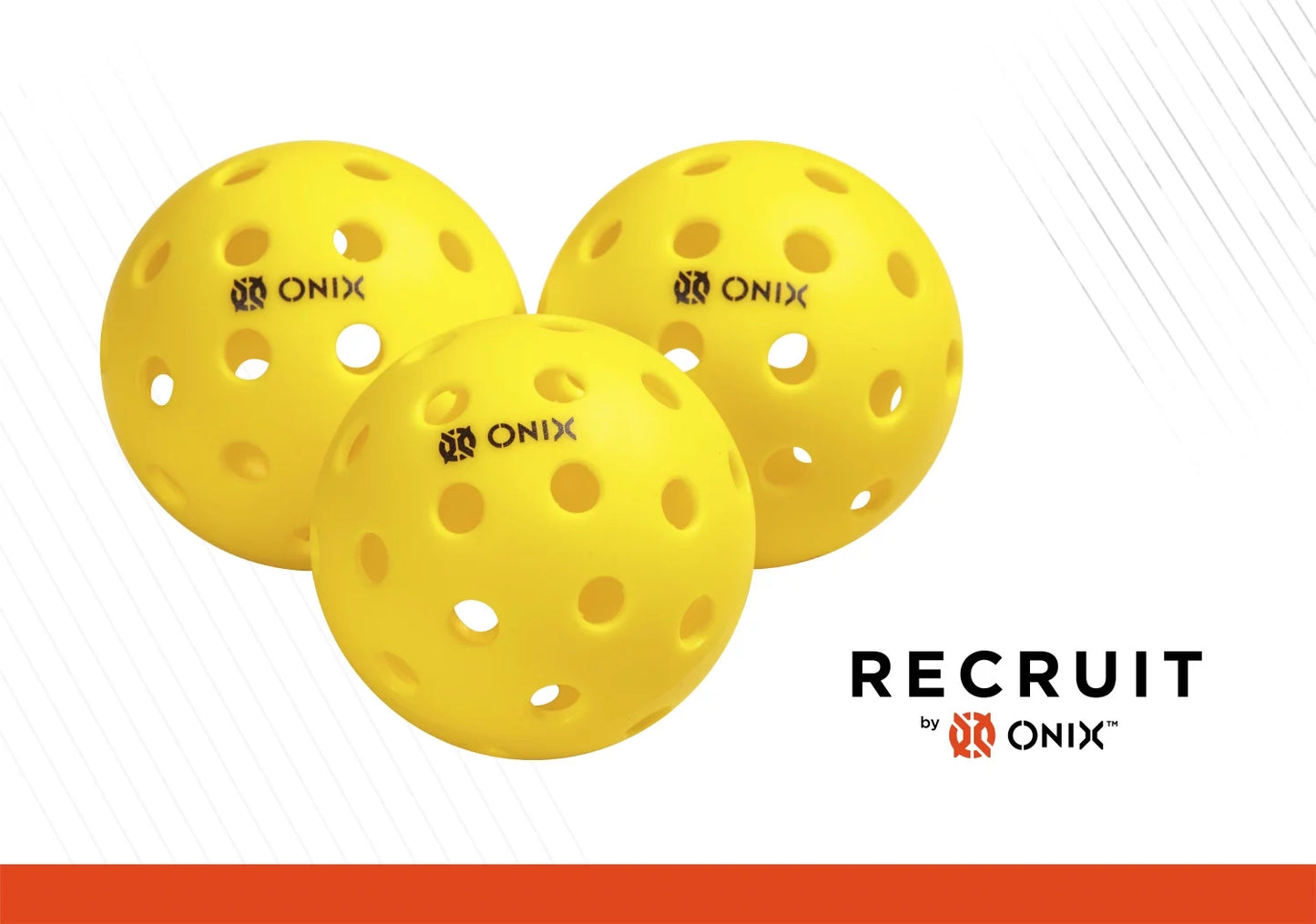 ONIX™ Pure Outdoor Pickleball Balls – Yellow (3 Pack)