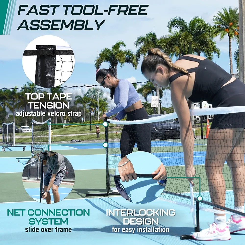 Orca™ 22-ft Full Court Pickleball Net