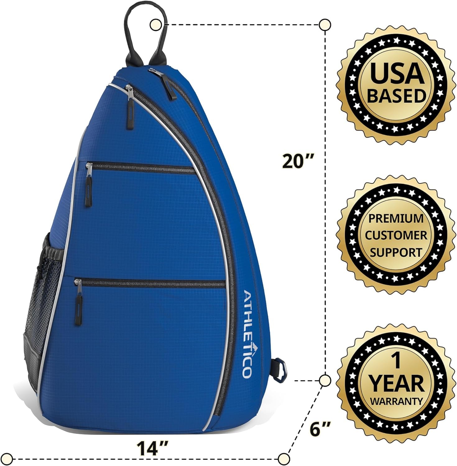 Athletico™ Padded Everyday Sling Bag
