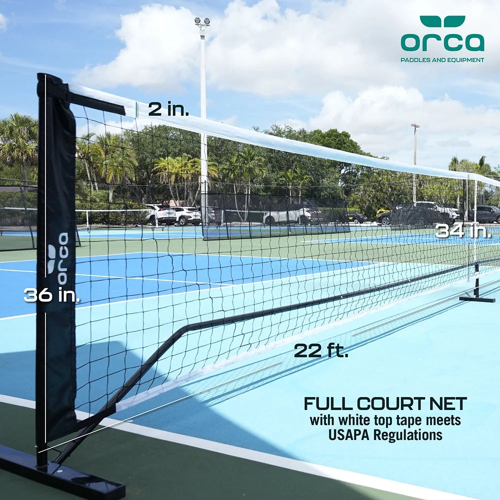 Orca™ 22-ft Full Court Pickleball Net