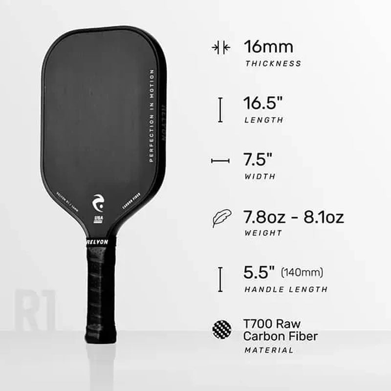 RELYON™ R1 16MM (Elongated) Pickleball Paddle