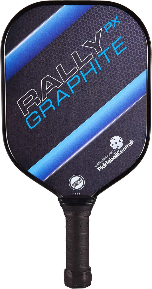RALLY™ Graphite PX Pickleball Paddle – Blue Edition