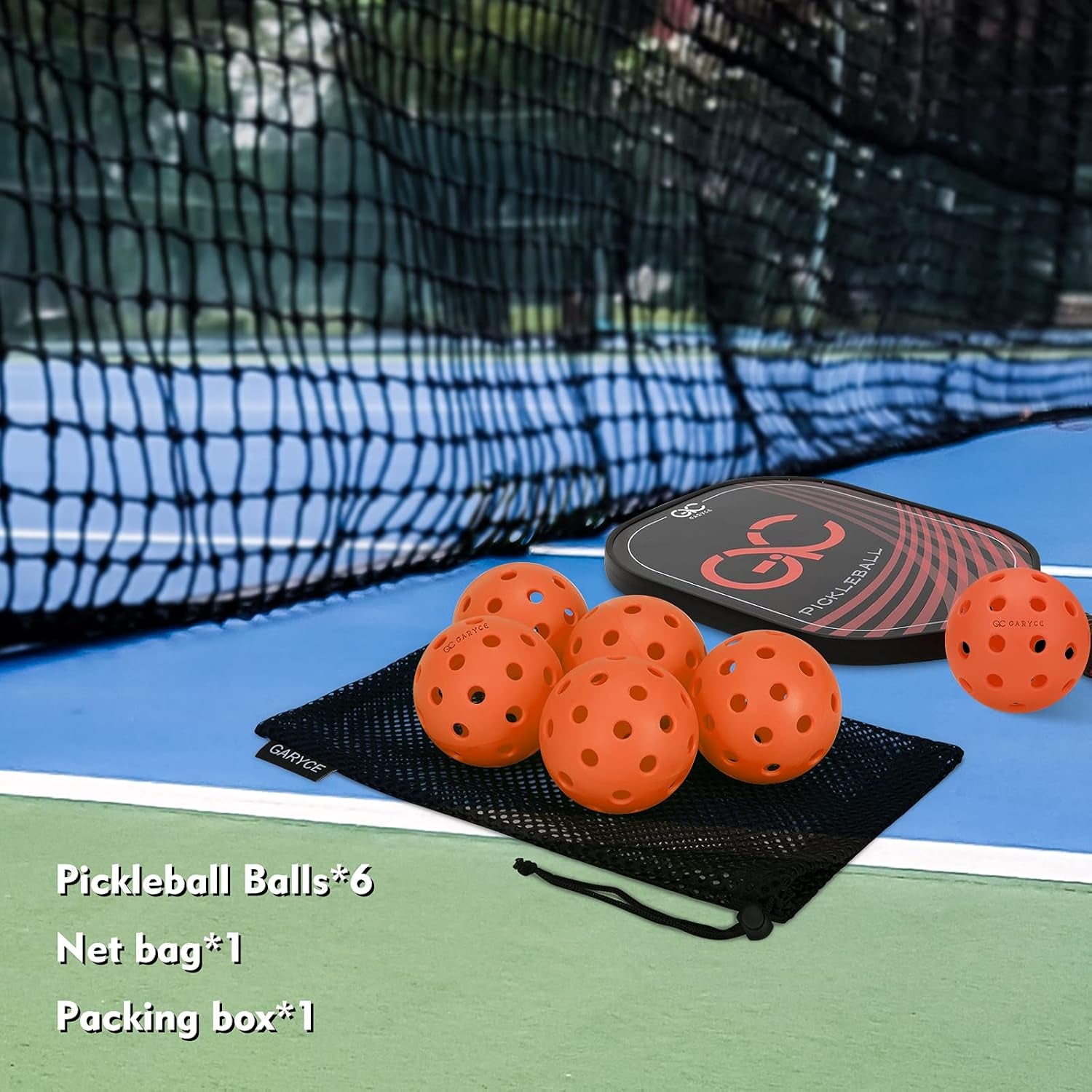 GARYCE® Outdoor Pickleballs 2025 (6-Pack)