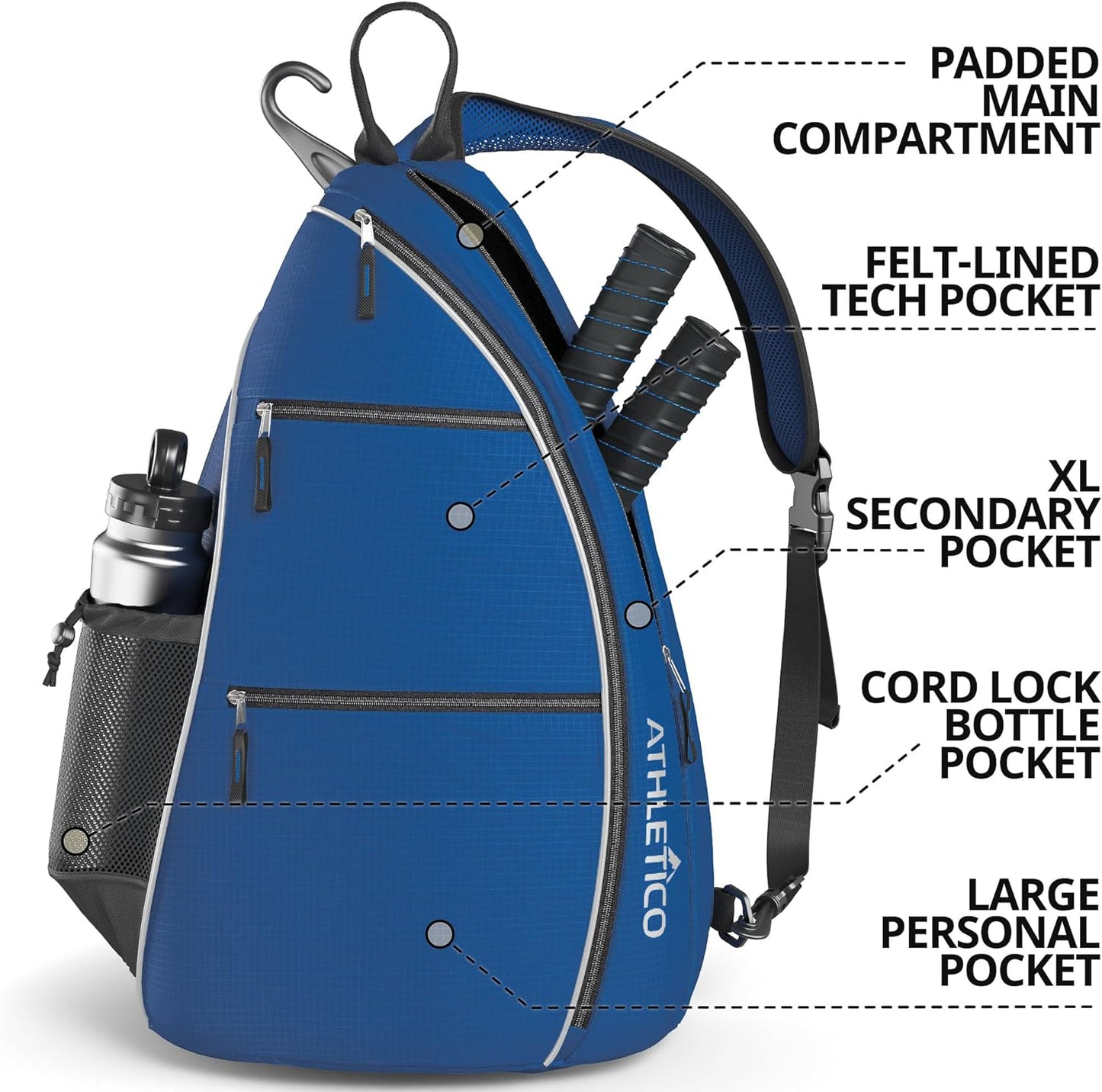 Athletico™ Padded Everyday Sling Bag