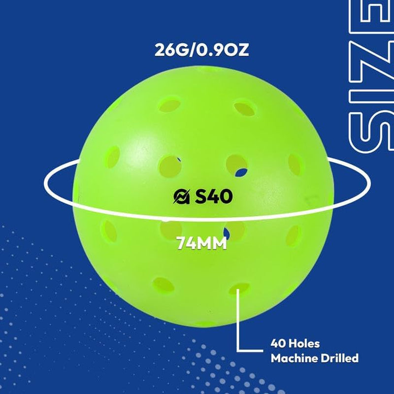 A11N™ S40 Outdoor Pickleball Balls