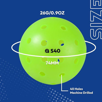A11N™ S40 Outdoor Pickleball Balls