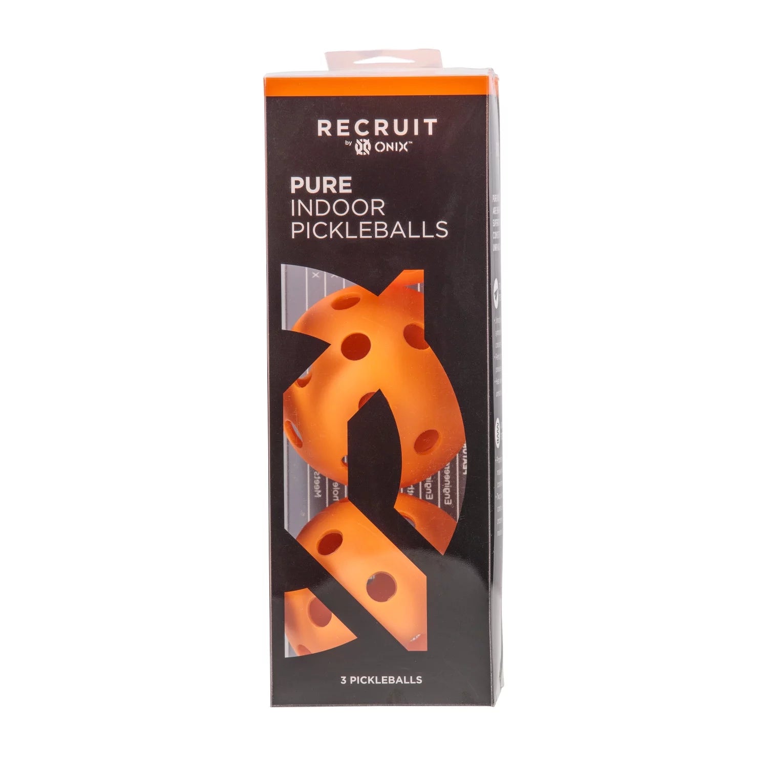 Recruit by ONIX® Pickleball Pure Indoor Balls (3 Pack)