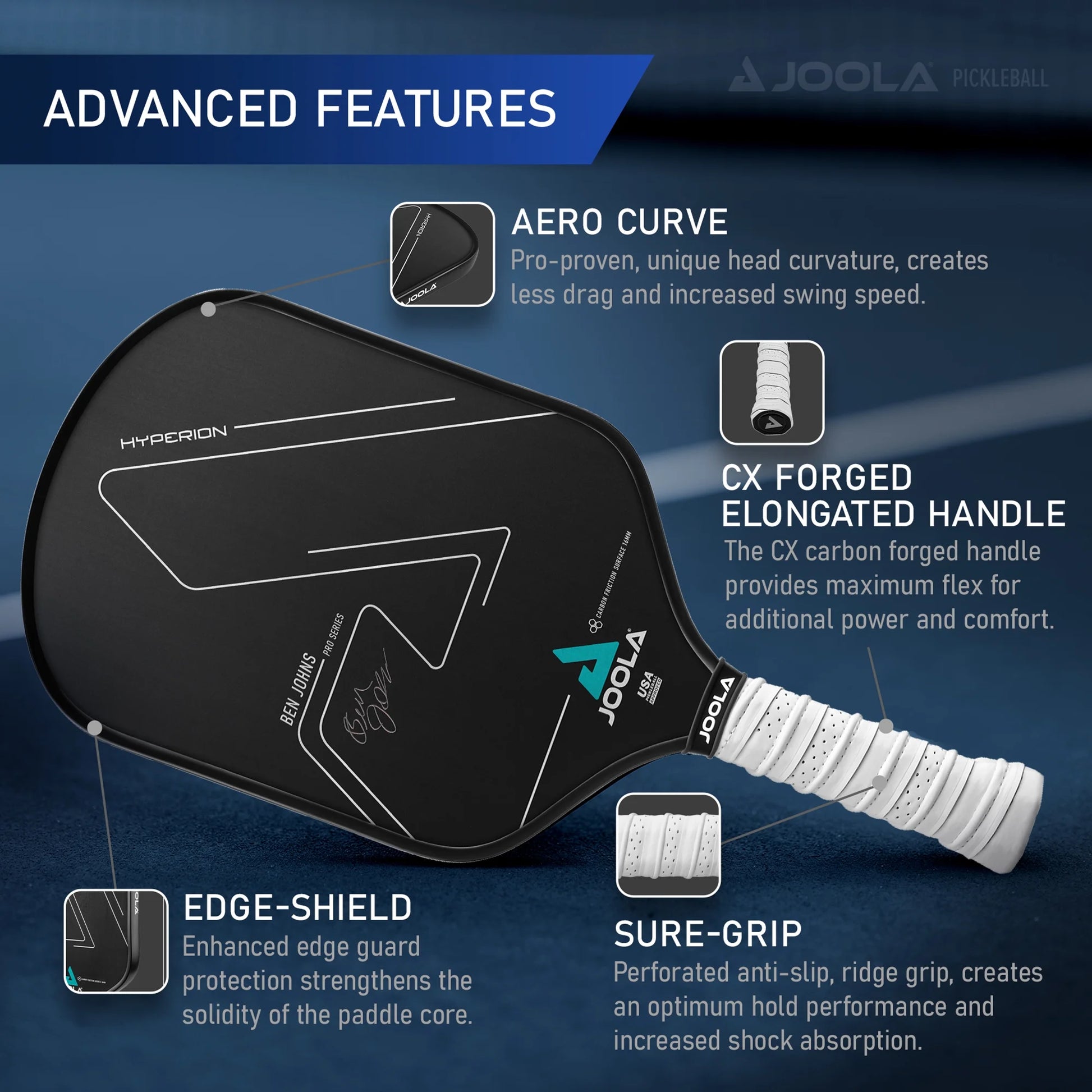 JOOLA™ Ben Johns Hyperion CFS 16 Pickleball Paddle