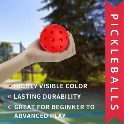 SPORTIC™ 12Pcs Pickleball Balls 