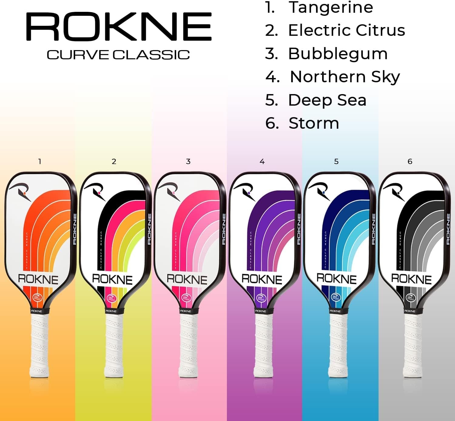 ROKNE™ Curve Classic Pickleball Paddle